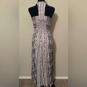 Japna Floral Print Maxi Dress